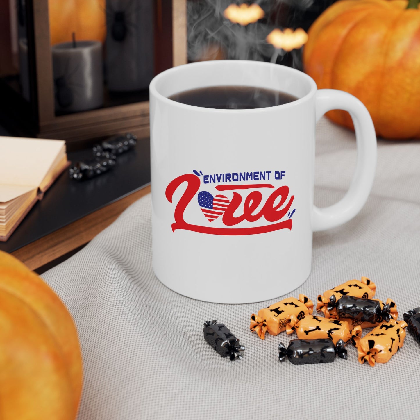 Environment of love 11oz & 15oz, Motivational Coffee Cup for Everyday Joy