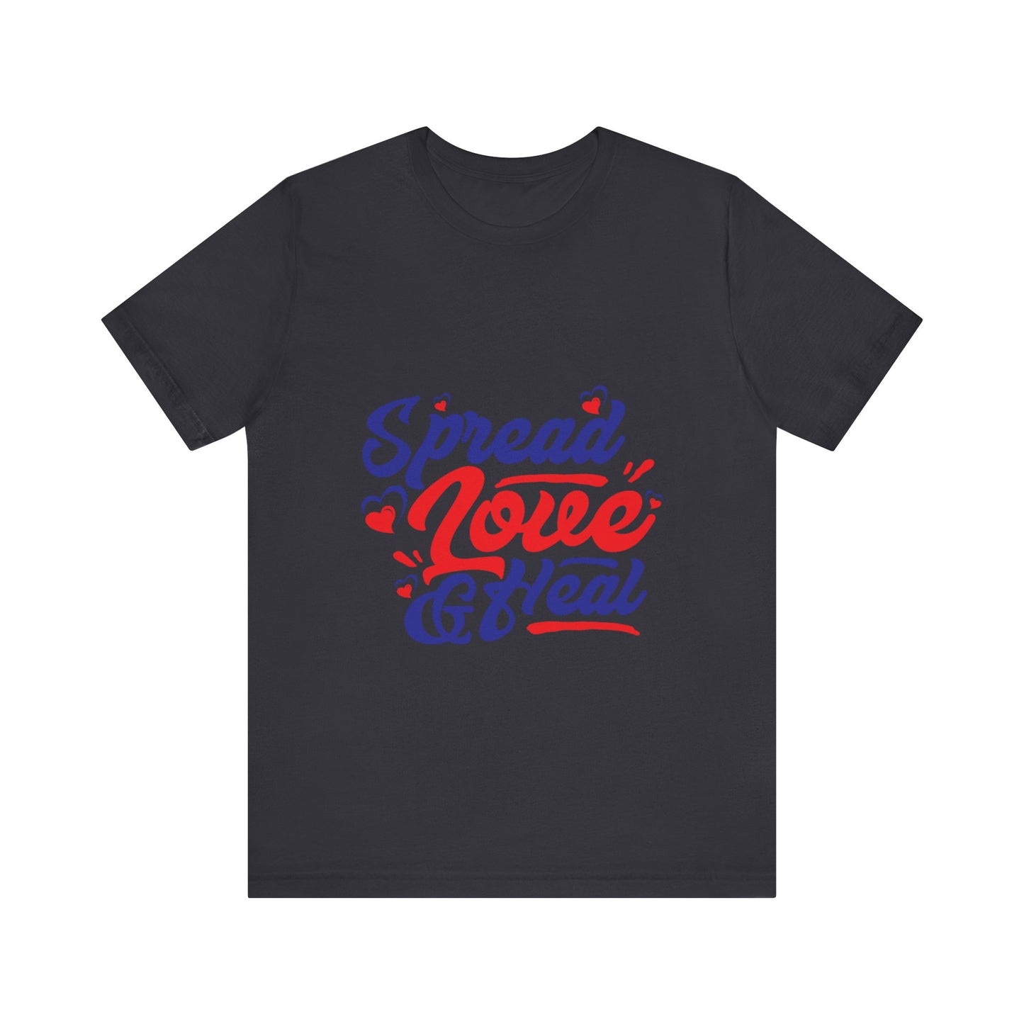 ‘Spread Love & Heal’ Unisex T-Shirt - Soft Cotton Tee for Positive Vibes