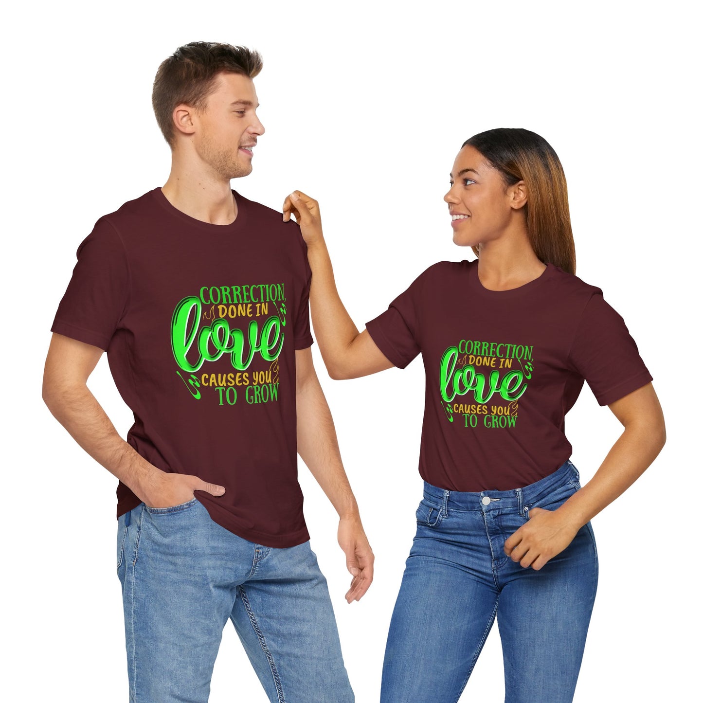 Correction Done in Love Short Sleeve Tee - Unisex Love Growth Shirt