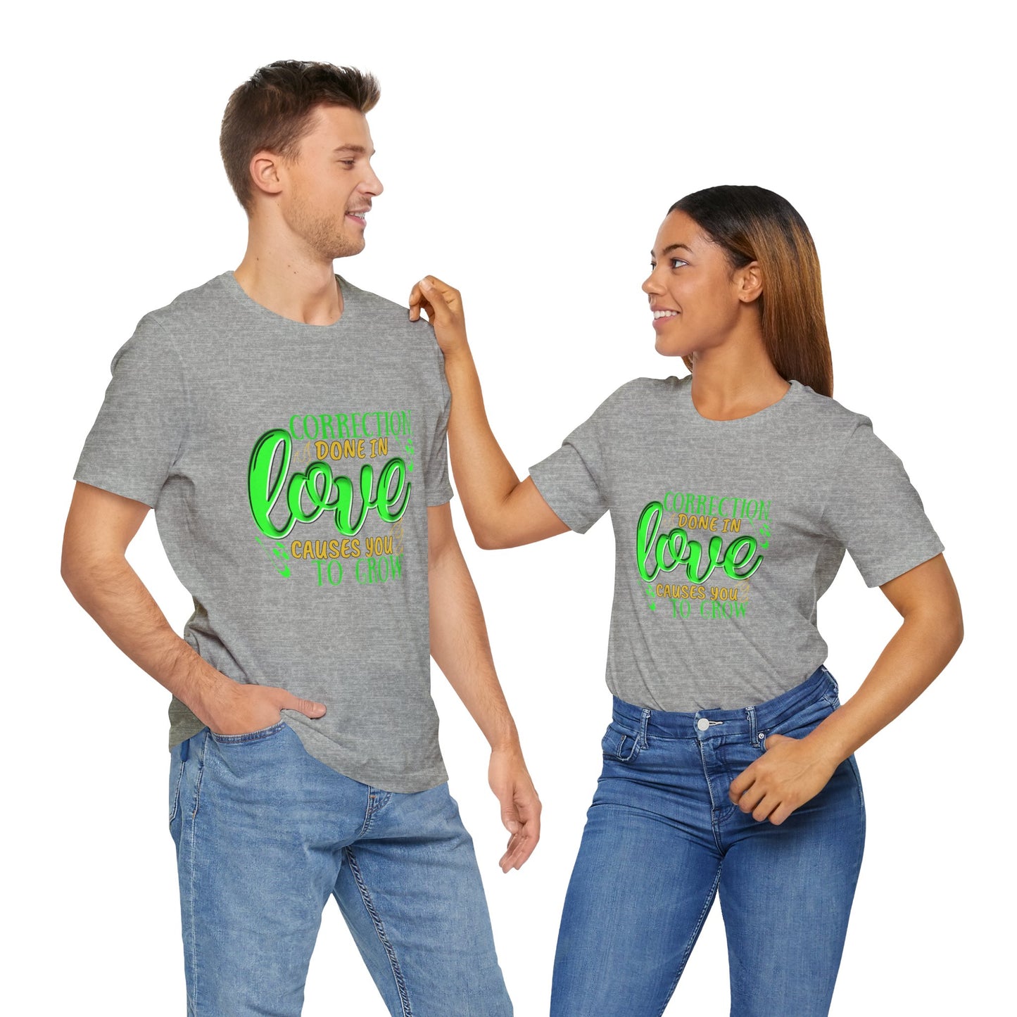 Correction Done in Love Short Sleeve Tee - Unisex Love Growth Shirt