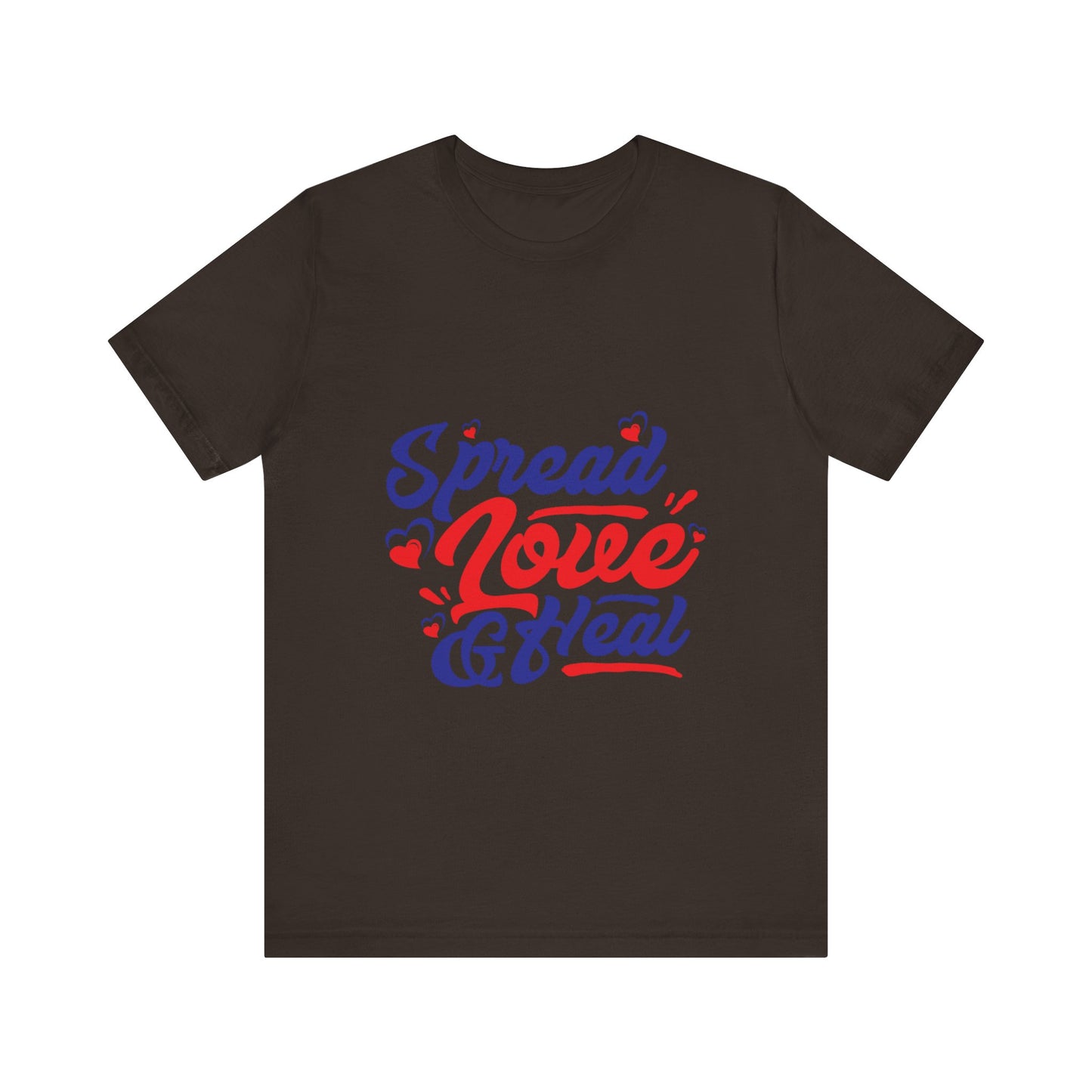 ‘Spread Love & Heal’ Unisex T-Shirt - Soft Cotton Tee for Positive Vibes