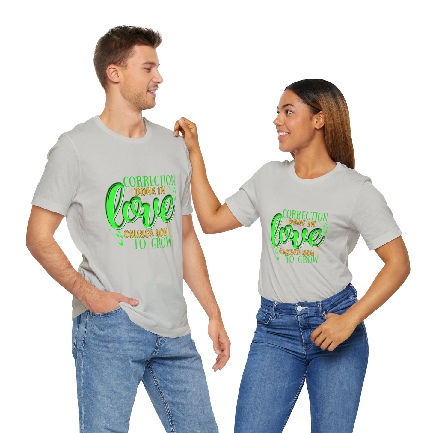 Correction Done in Love Short Sleeve Tee - Unisex Love Growth Shirt