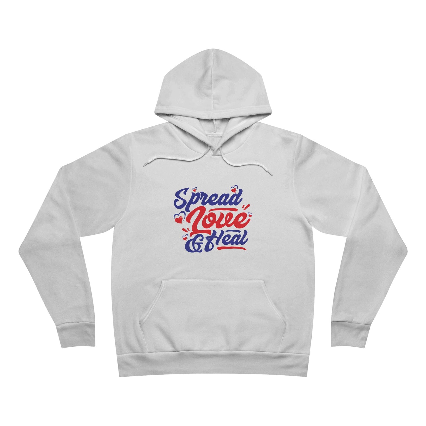 Spread Love Unisex Hoodie - Cozy Fleece Pullover for All Occasions