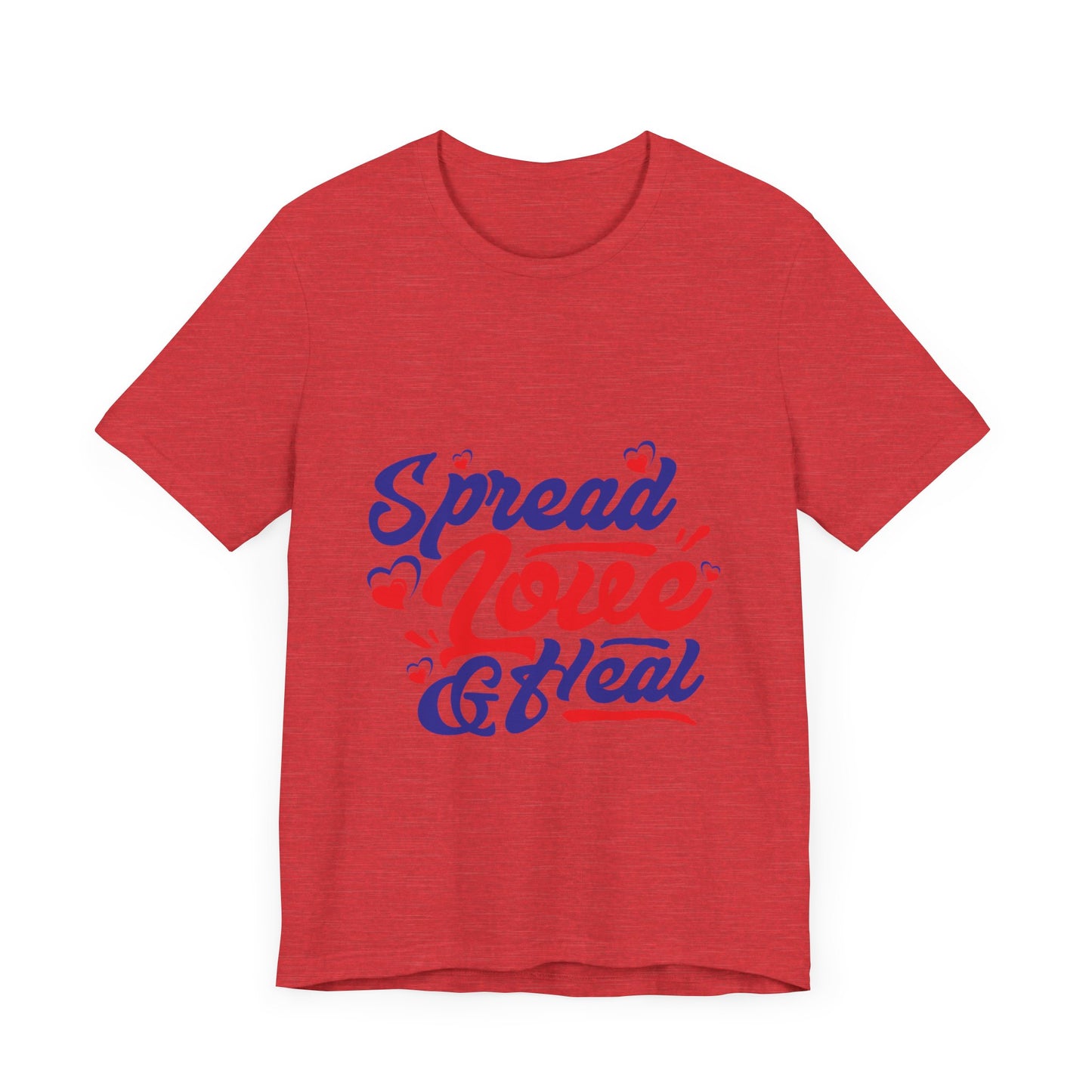 ‘Spread Love & Heal’ Unisex T-Shirt - Soft Cotton Tee for Positive Vibes