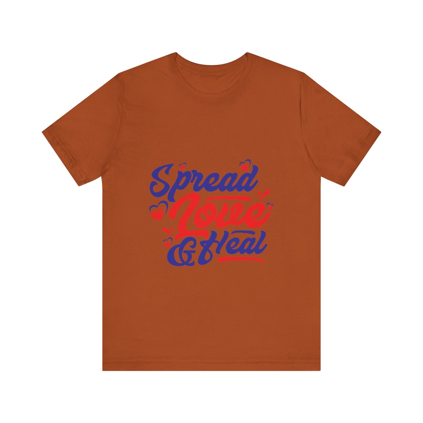 ‘Spread Love & Heal’ Unisex T-Shirt - Soft Cotton Tee for Positive Vibes