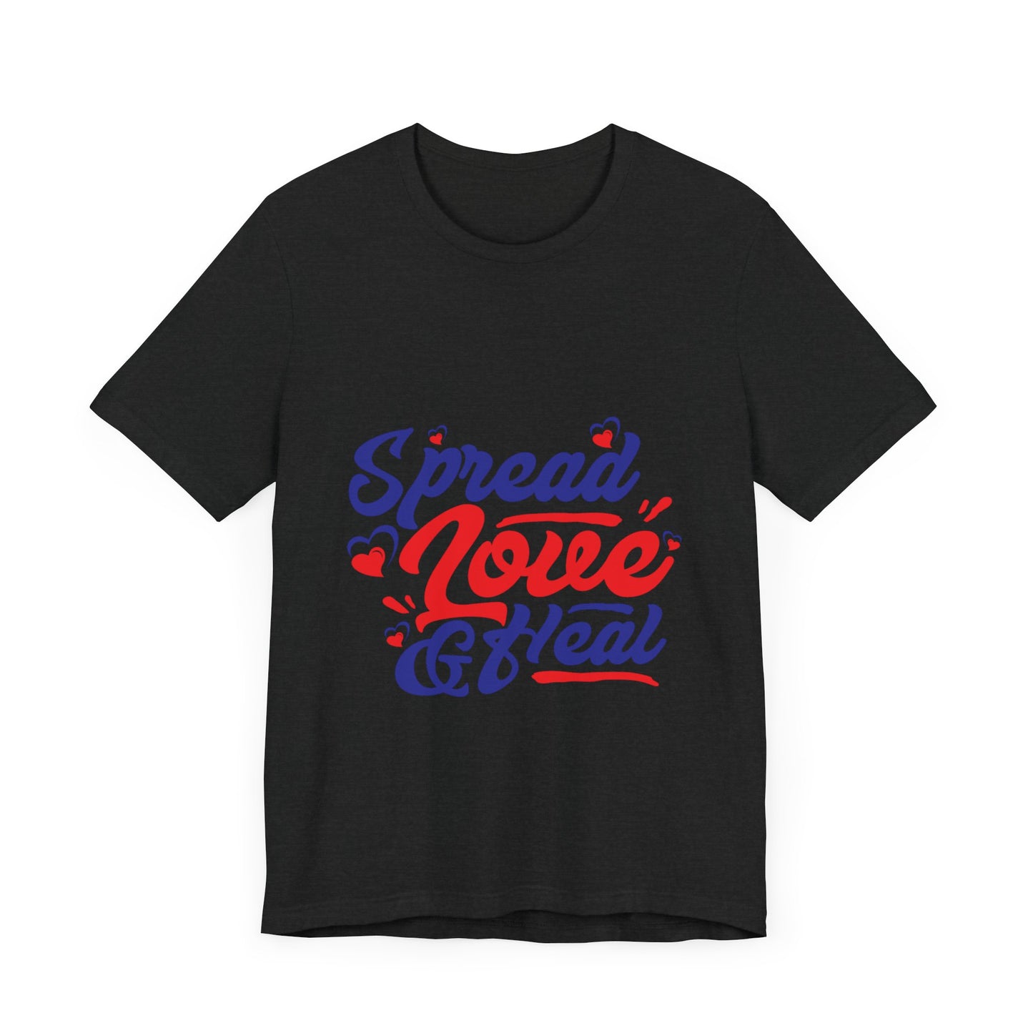 ‘Spread Love & Heal’ Unisex T-Shirt - Soft Cotton Tee for Positive Vibes