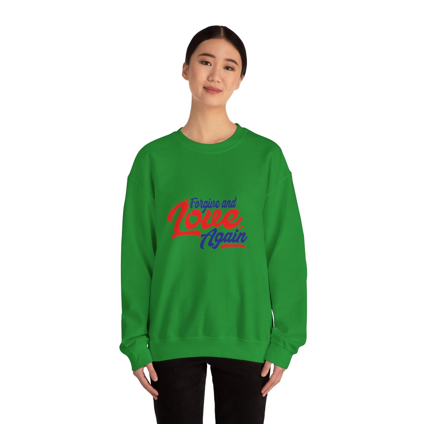 Copy of Forgive and Love Again Unisex Crewneck Sweatshirt - Cozy Affirmation Apparel