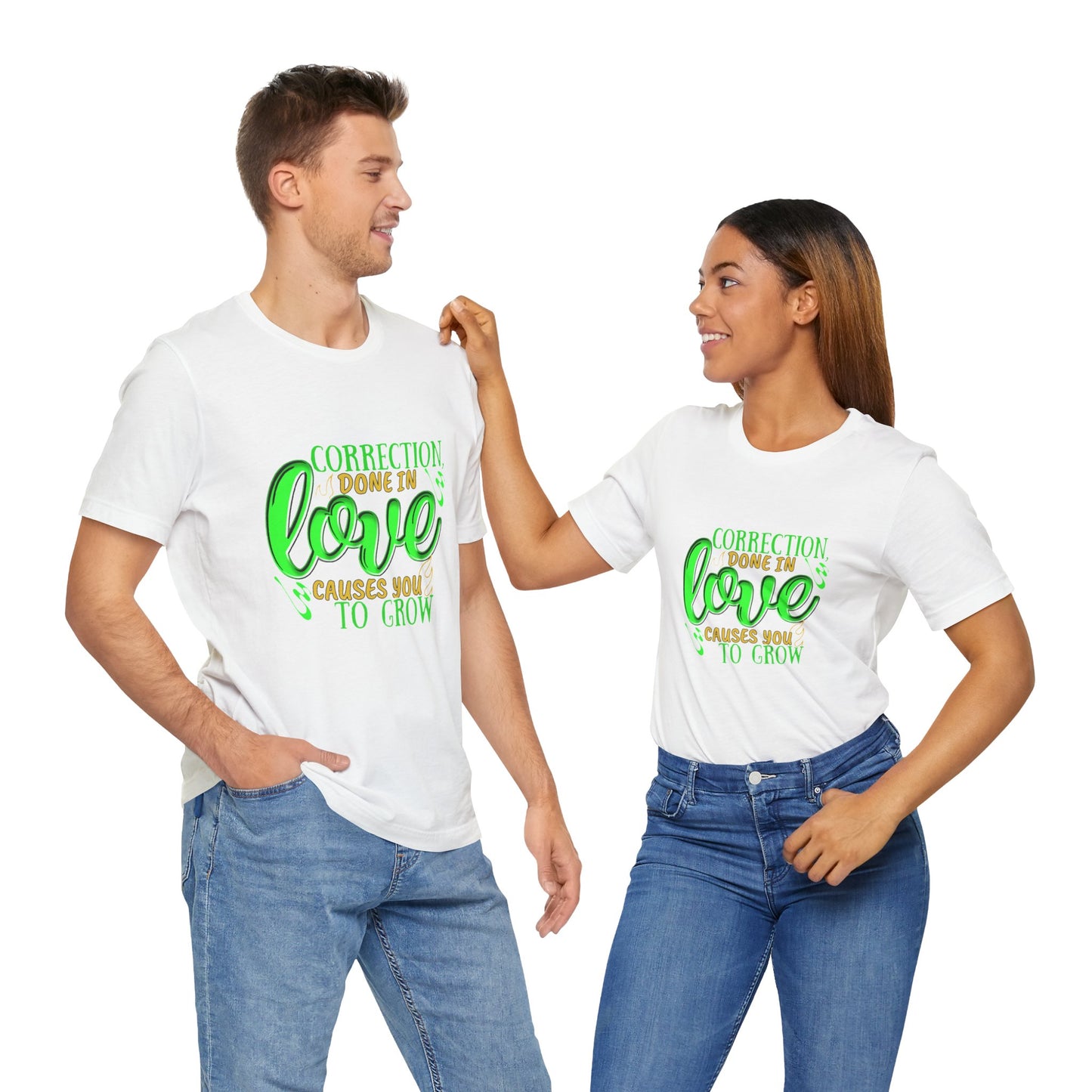 Correction Done in Love Short Sleeve Tee - Unisex Love Growth Shirt