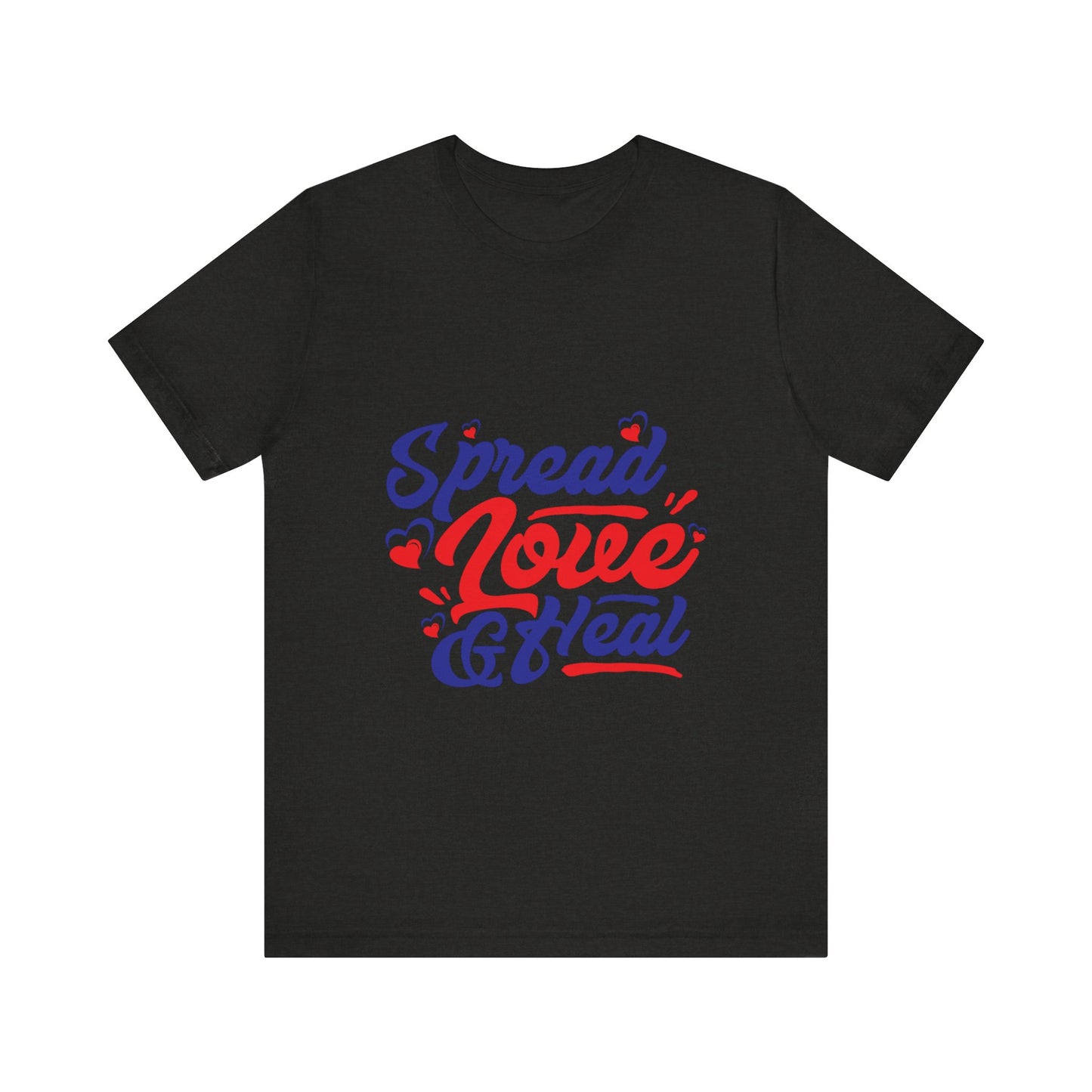 ‘Spread Love & Heal’ Unisex T-Shirt - Soft Cotton Tee for Positive Vibes