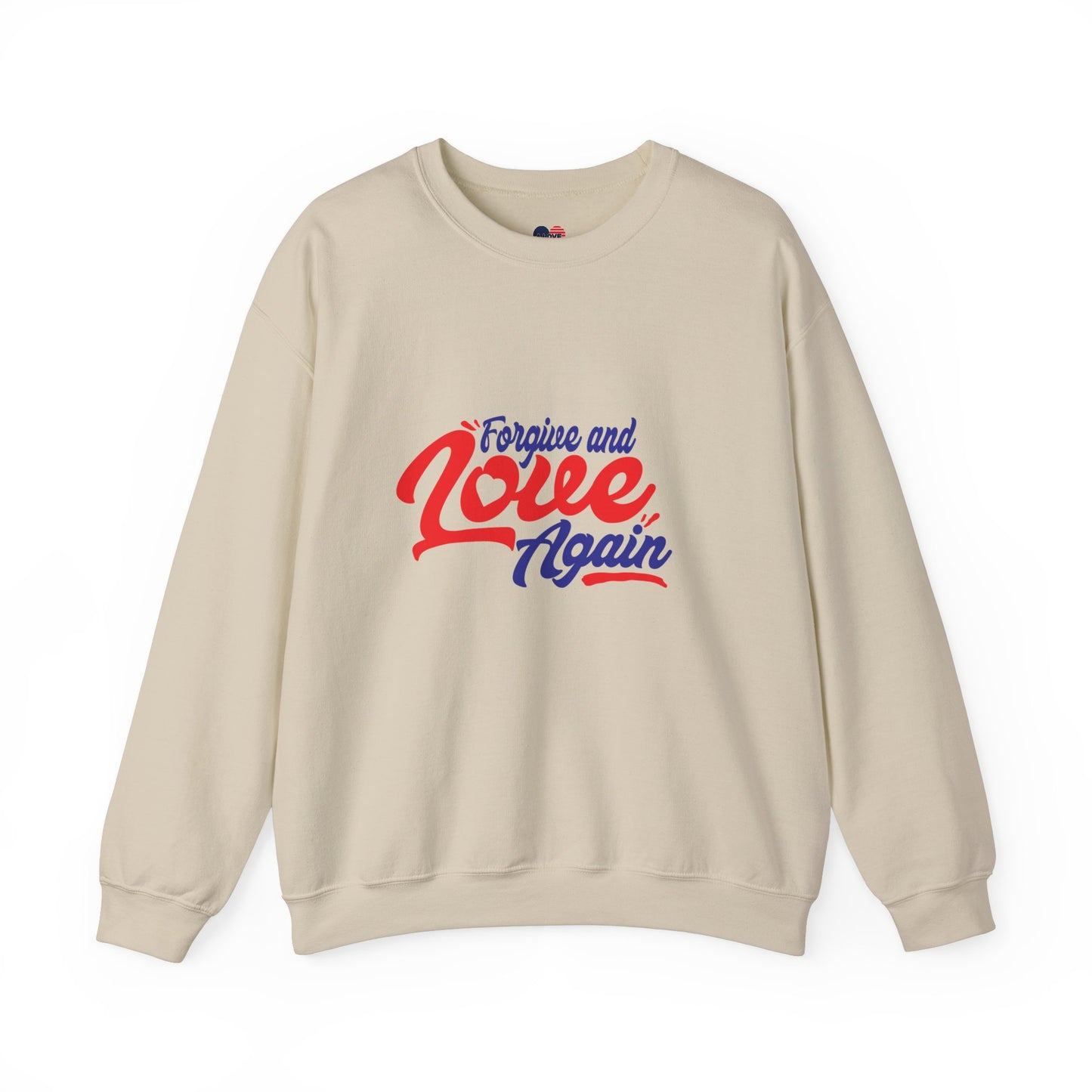 Copy of Forgive and Love Again Unisex Crewneck Sweatshirt - Cozy Affirmation Apparel