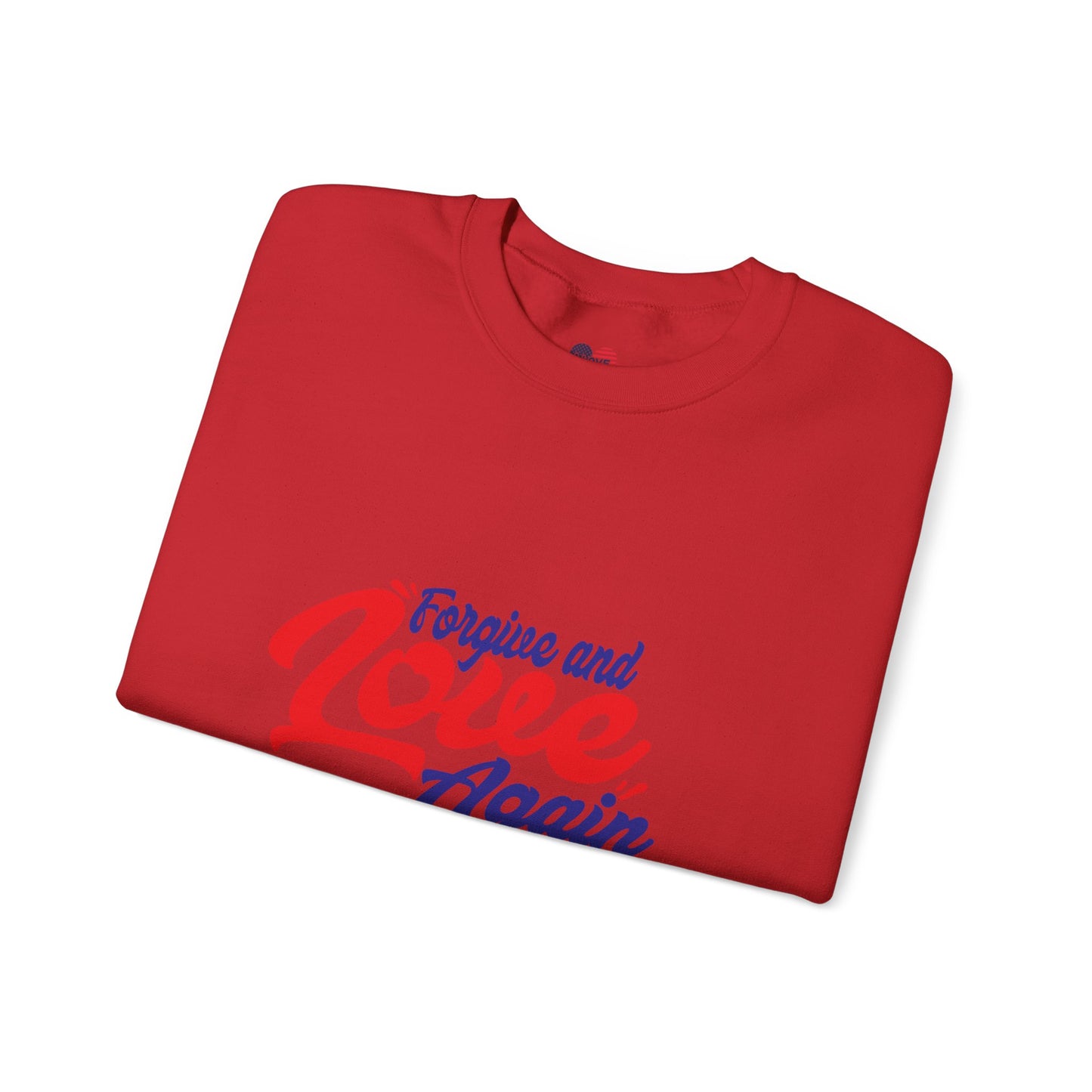 Copy of Forgive and Love Again Unisex Crewneck Sweatshirt - Cozy Affirmation Apparel