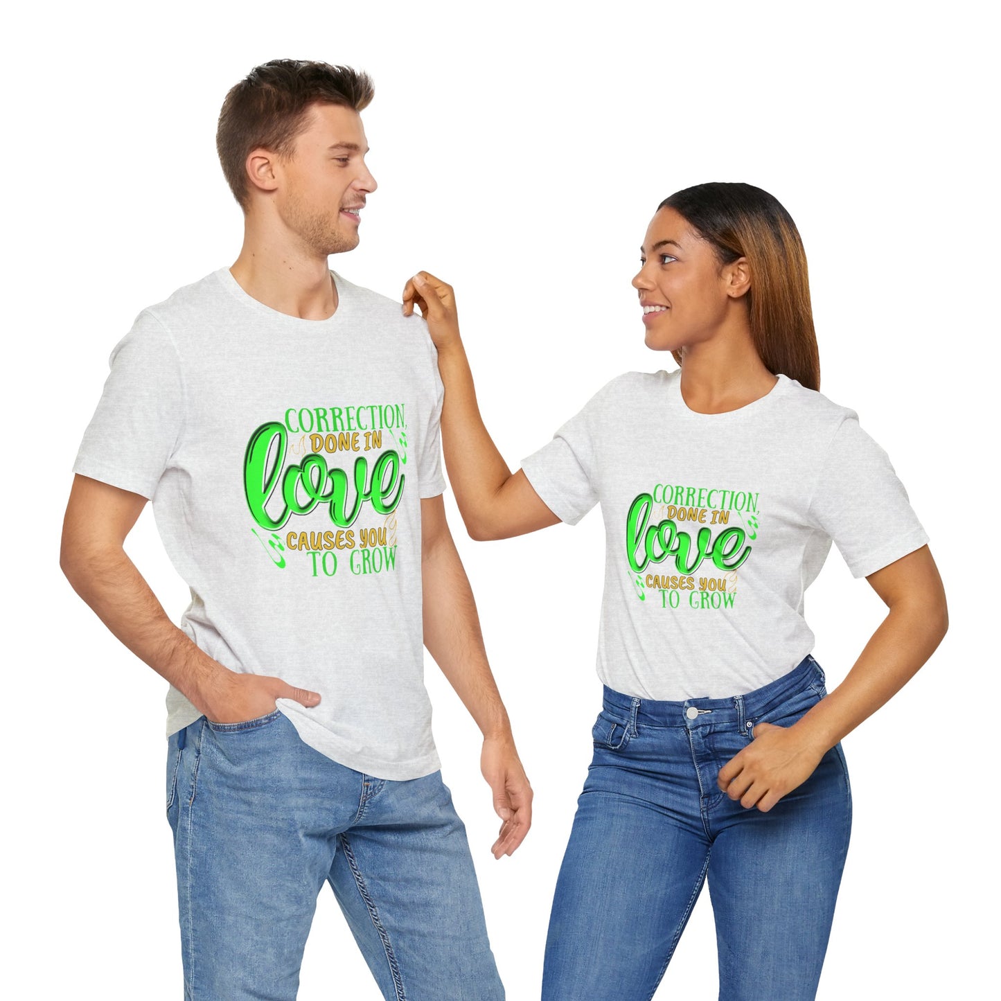 Correction Done in Love Short Sleeve Tee - Unisex Love Growth Shirt