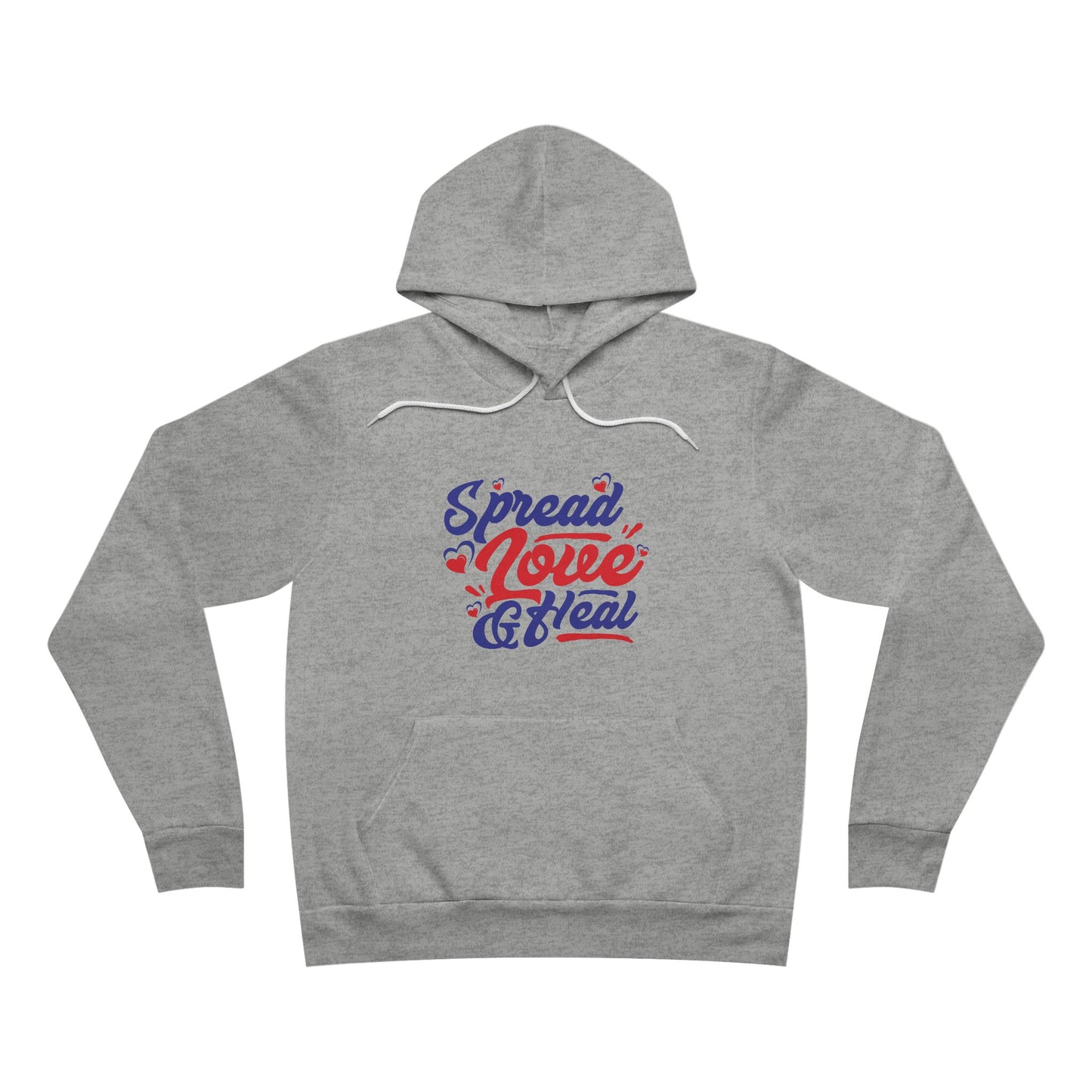 Spread Love & Heal Hoodie - Cozy Unisex Pullover for Positivity and Comfort