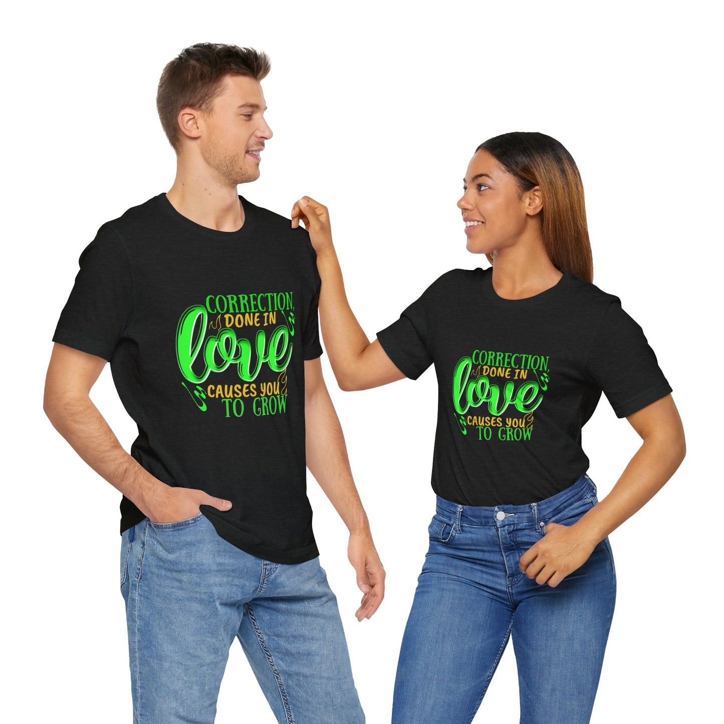 Correction Done in Love Short Sleeve Tee - Unisex Love Growth Shirt