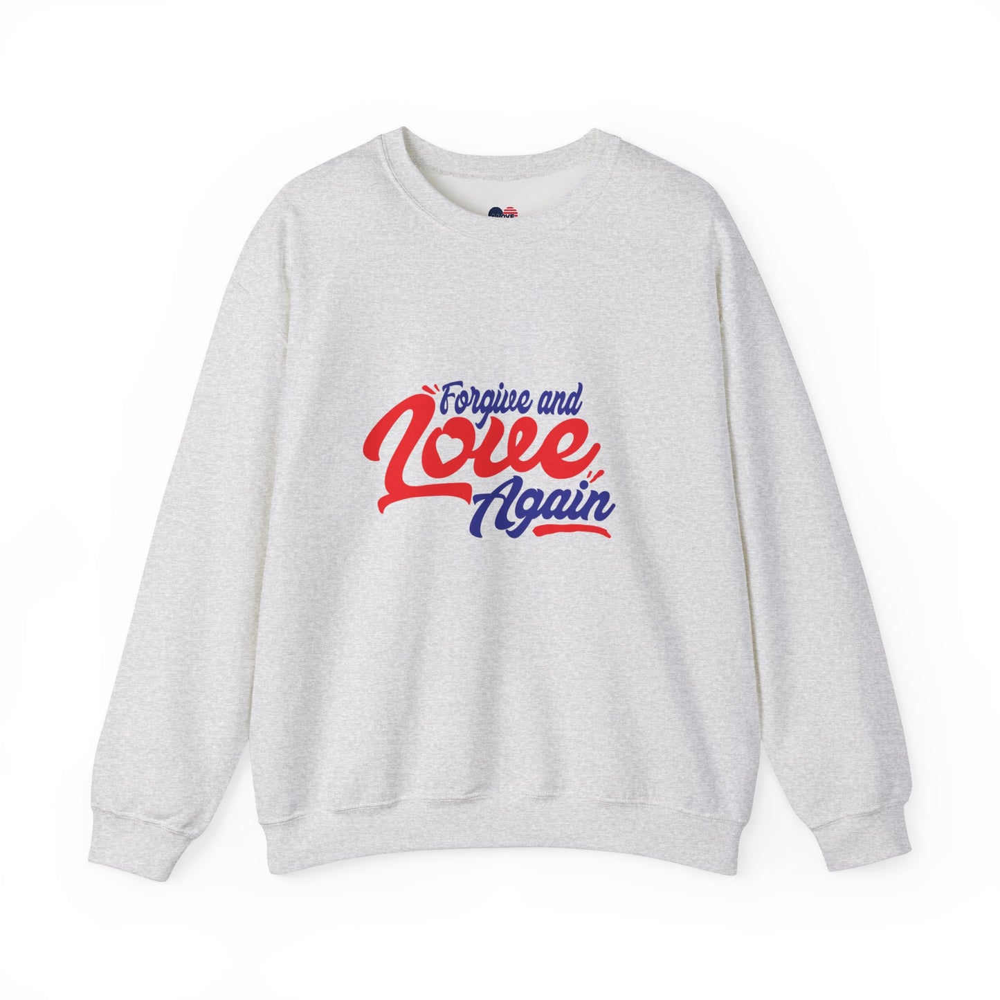 Copy of Forgive and Love Again Unisex Crewneck Sweatshirt - Cozy Affirmation Apparel