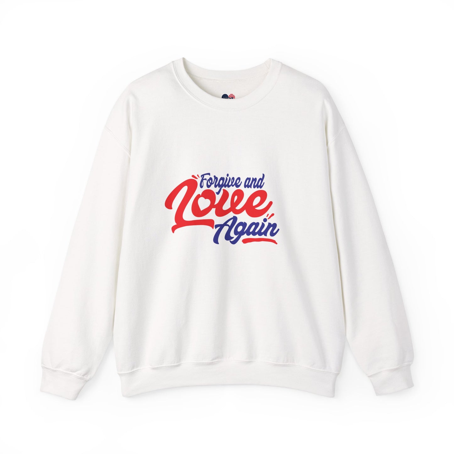 Copy of Forgive and Love Again Unisex Crewneck Sweatshirt - Cozy Affirmation Apparel