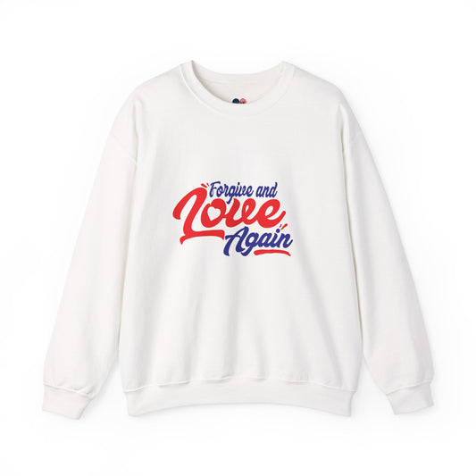 Copy of Forgive and Love Again Unisex Crewneck Sweatshirt - Cozy Affirmation Apparel