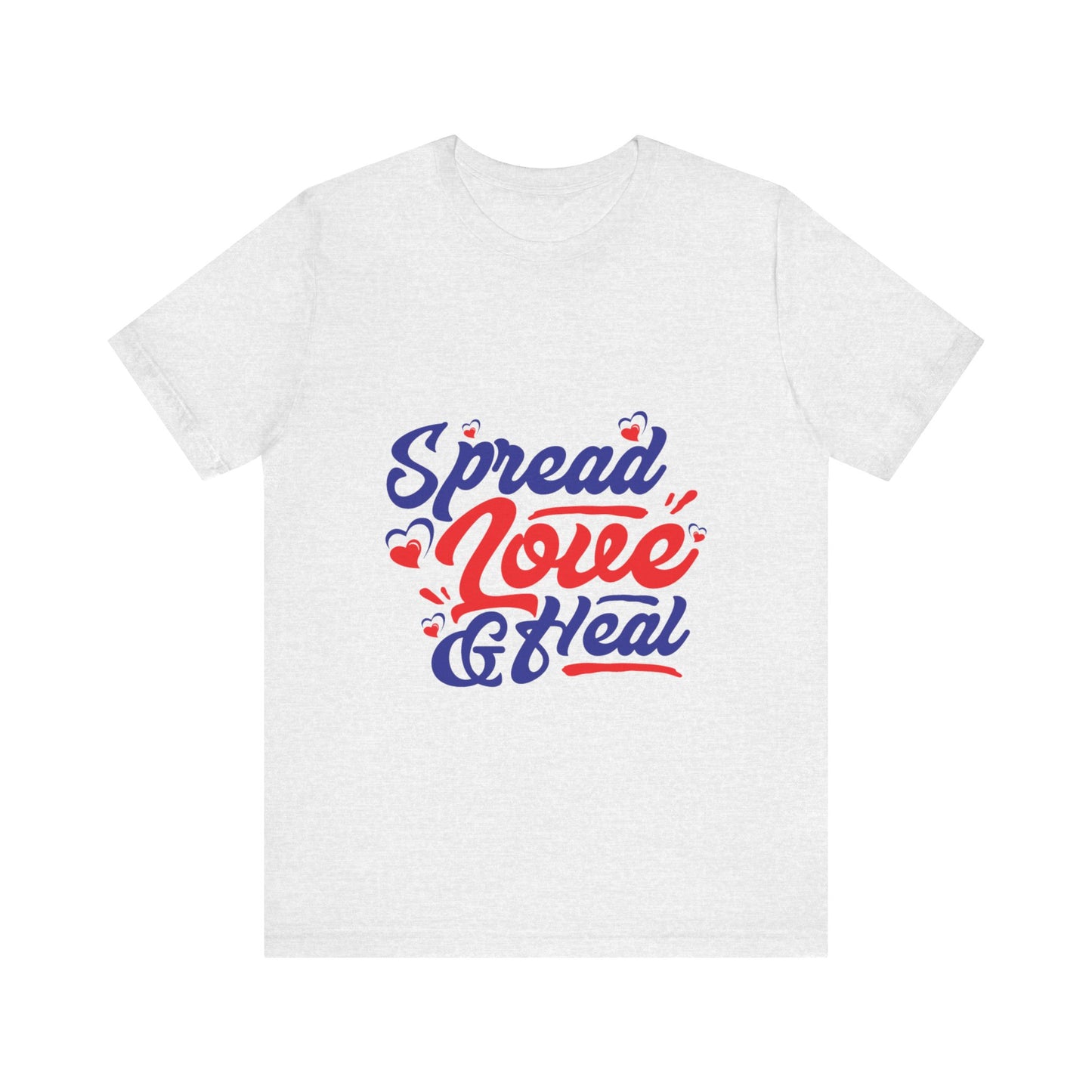 ‘Spread Love & Heal’ Unisex T-Shirt - Soft Cotton Tee for Positive Vibes