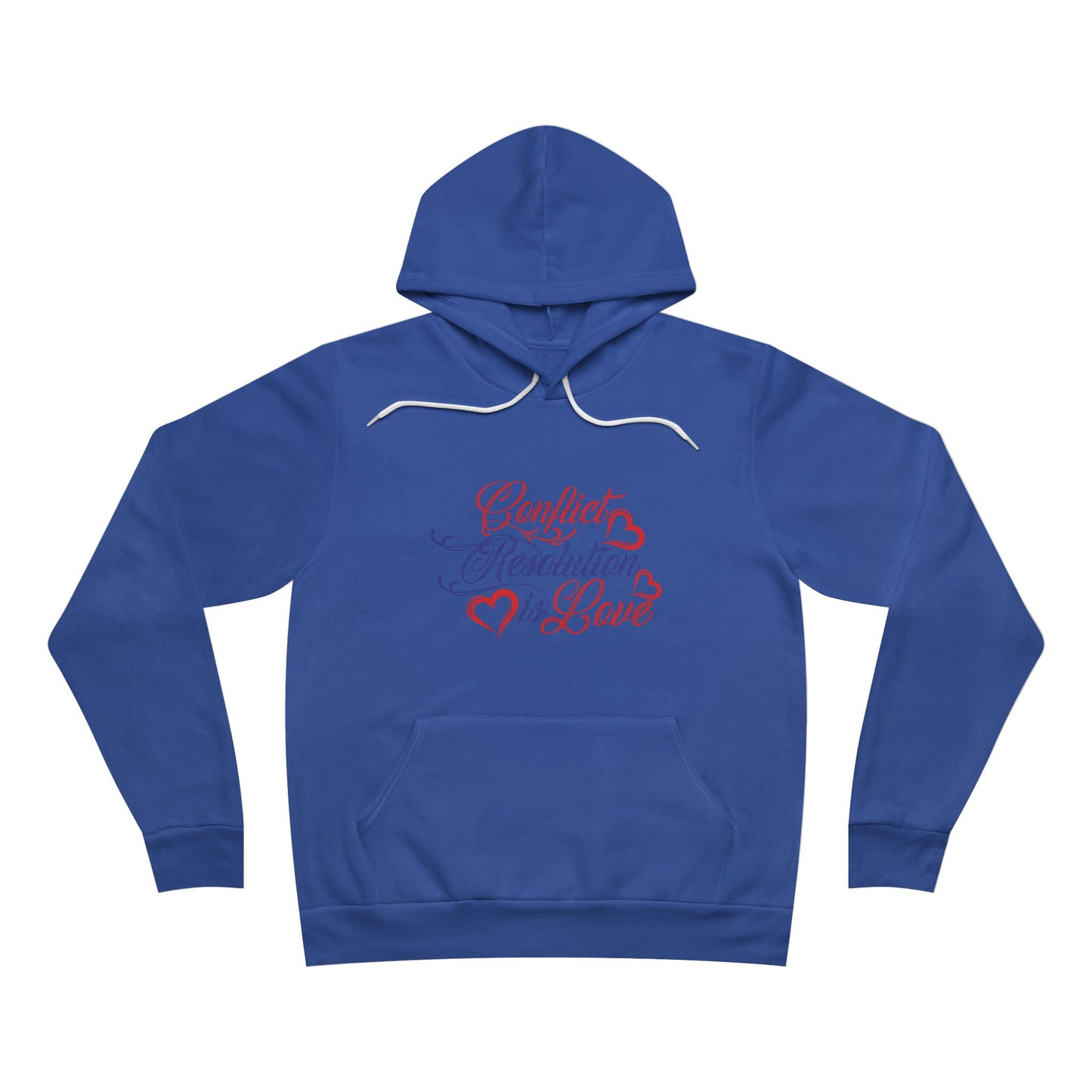 Conflict Resolution Love Hoodie - Unisex Sponge Fleece Pullover