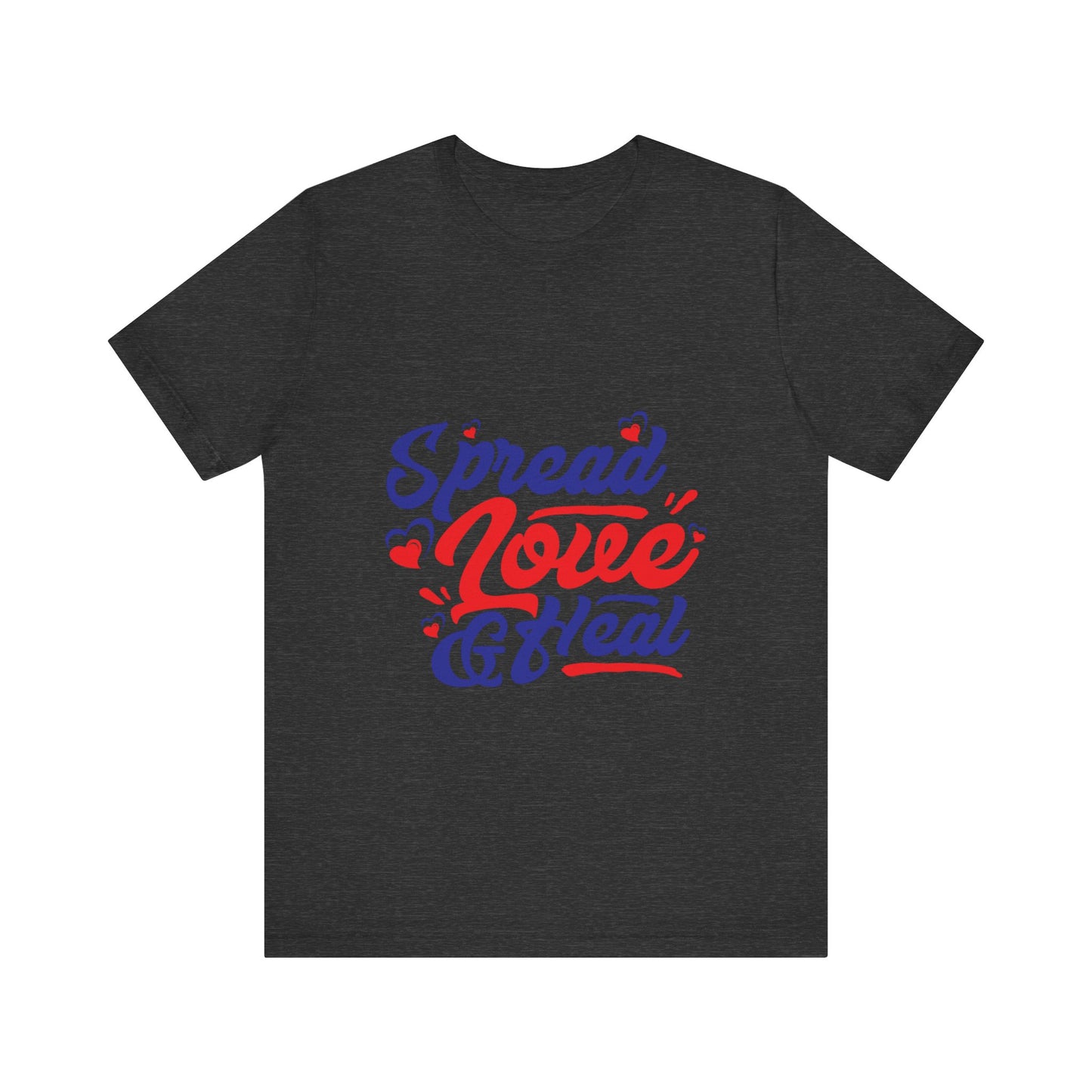 ‘Spread Love & Heal’ Unisex T-Shirt - Soft Cotton Tee for Positive Vibes