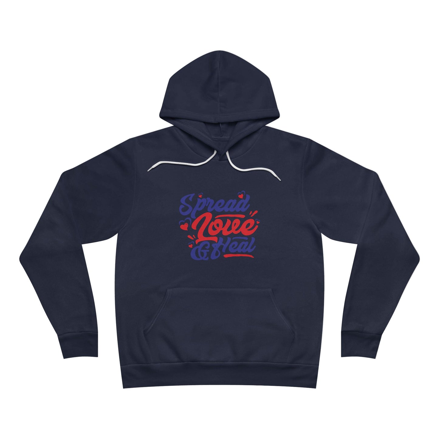 Spread Love Unisex Hoodie - Cozy Fleece Pullover for All Occasions