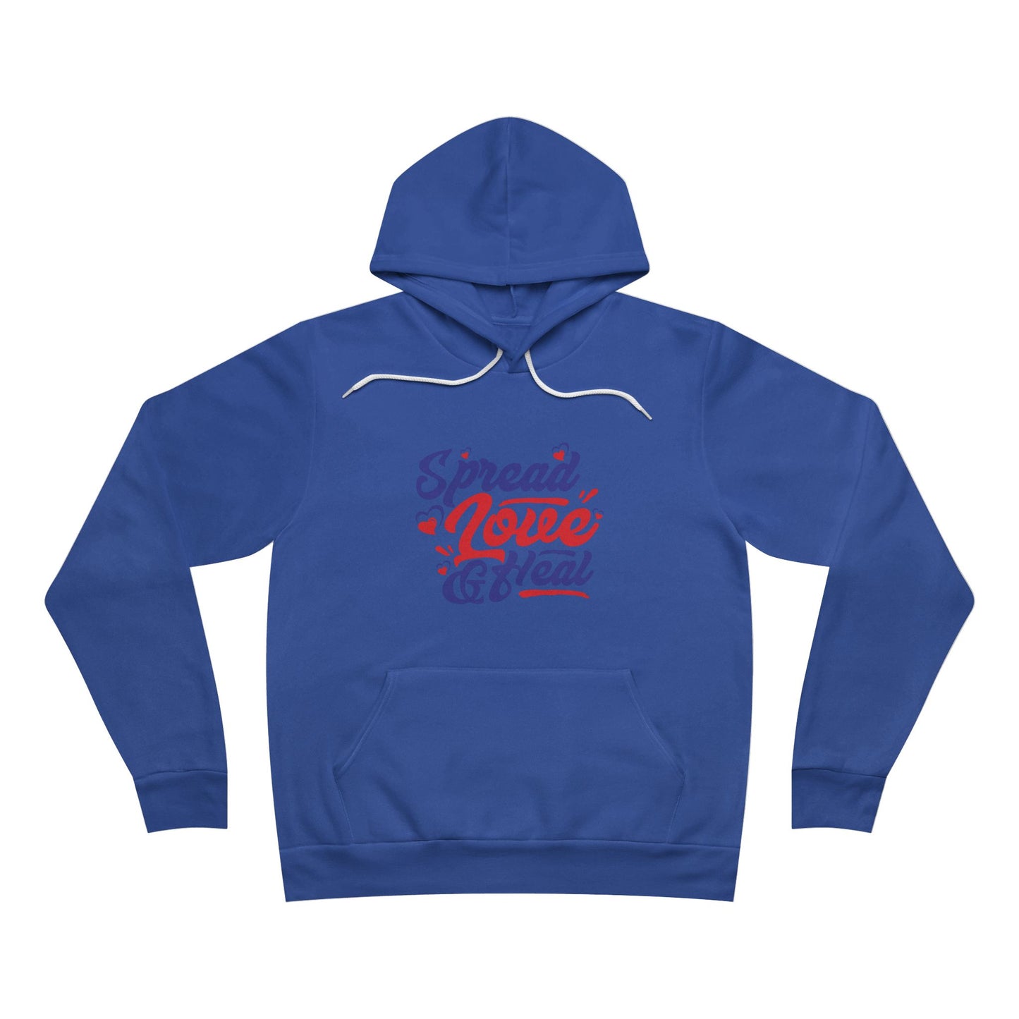 Spread Love Unisex Hoodie - Cozy Fleece Pullover for All Occasions