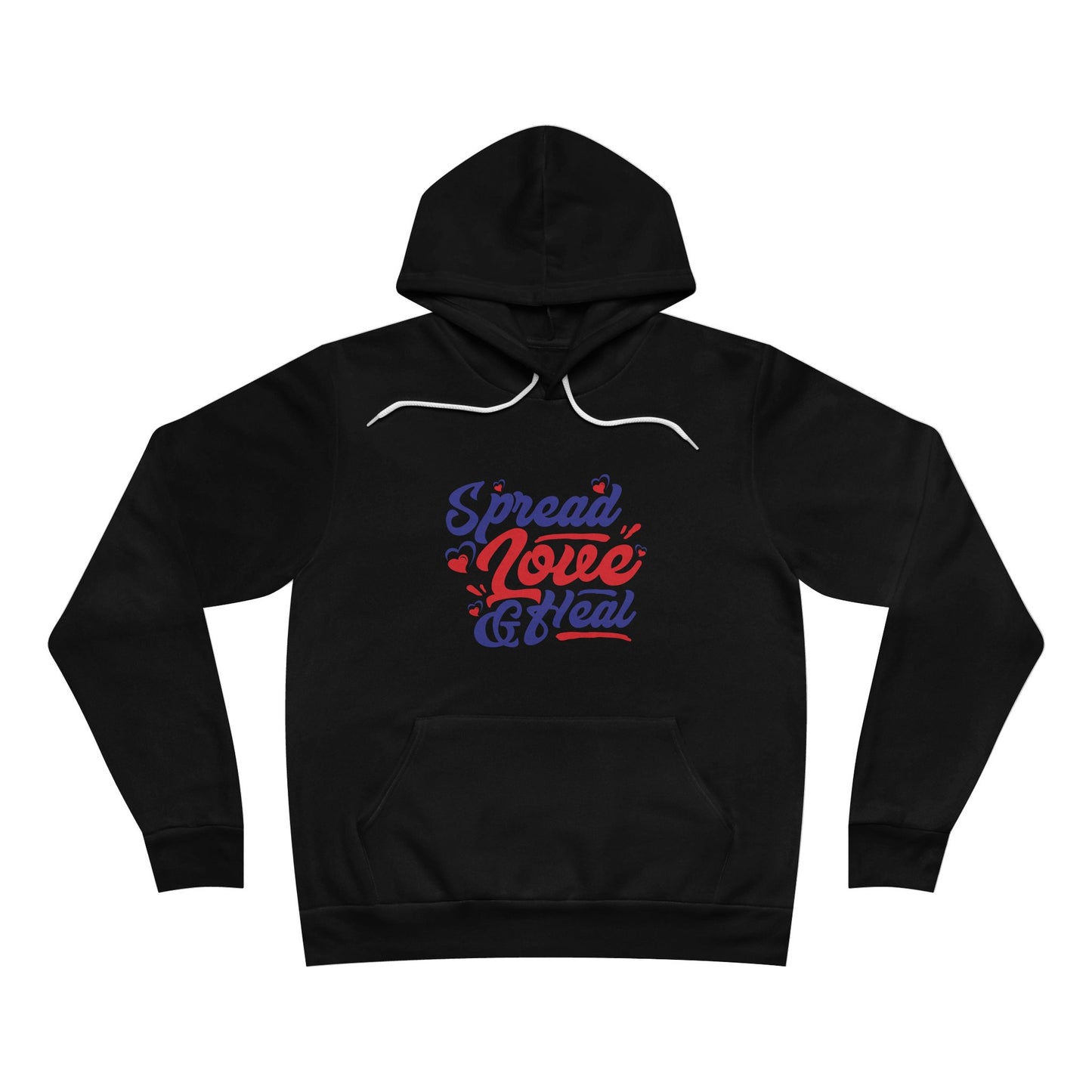 Spread Love Unisex Hoodie - Cozy Fleece Pullover for All Occasions