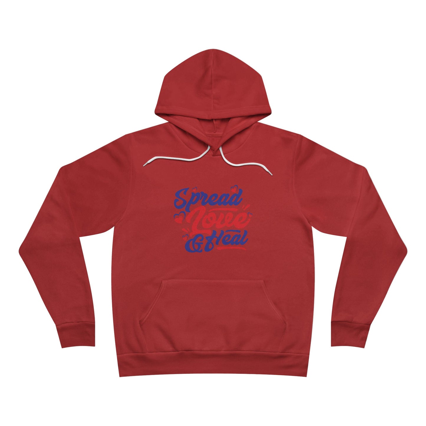 Spread Love Unisex Hoodie - Cozy Fleece Pullover for All Occasions