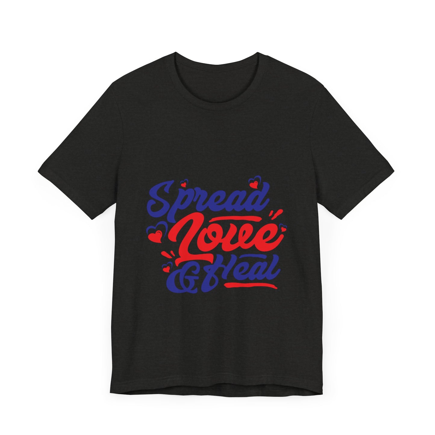 ‘Spread Love & Heal’ Unisex T-Shirt - Soft Cotton Tee for Positive Vibes