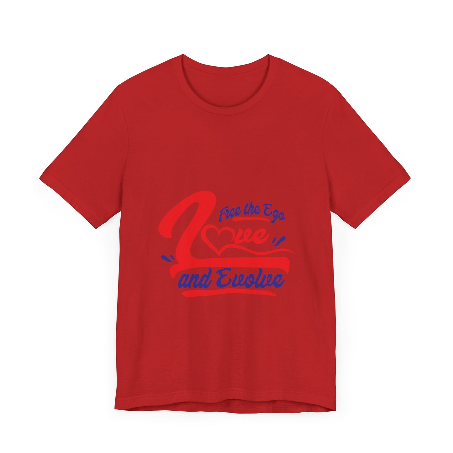 Love and Evolve Unisex Jersey Tee - Inspirational Graphic T-Shirt