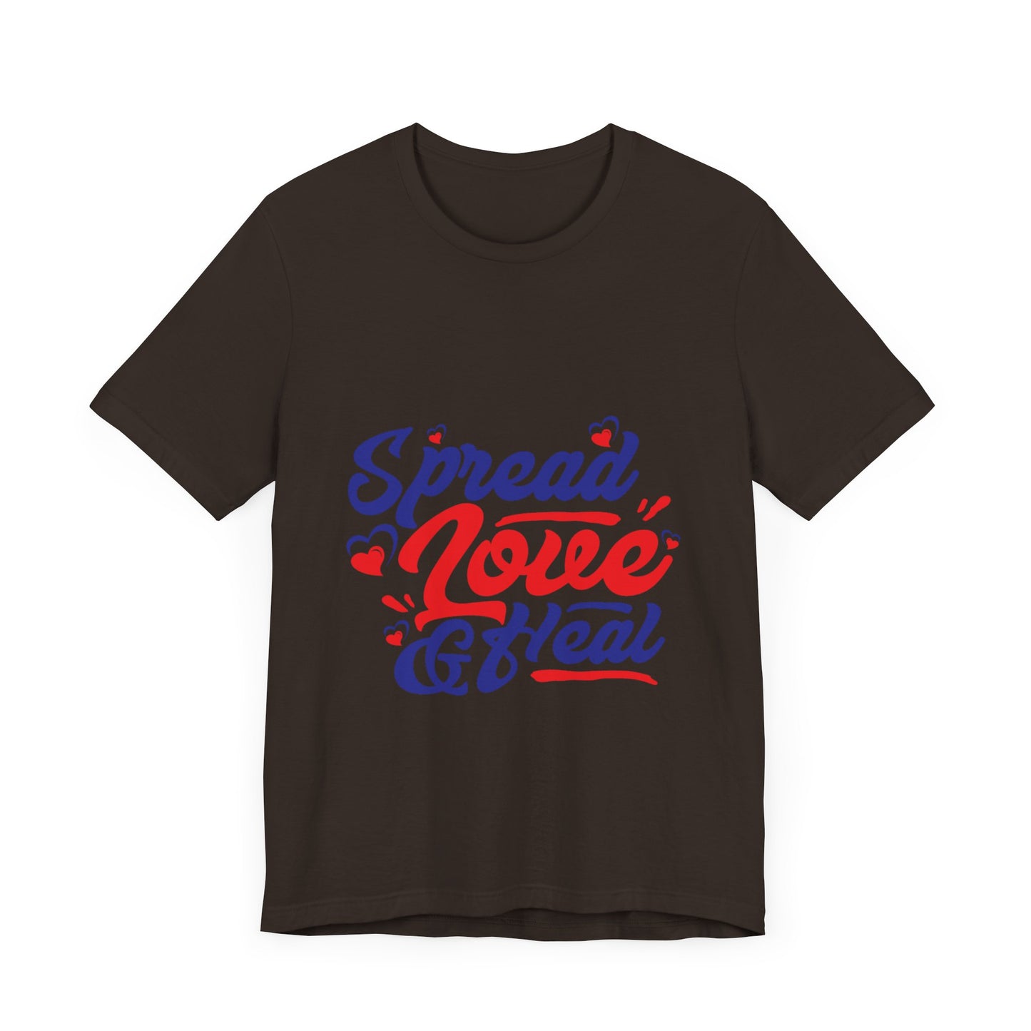 ‘Spread Love & Heal’ Unisex T-Shirt - Soft Cotton Tee for Positive Vibes