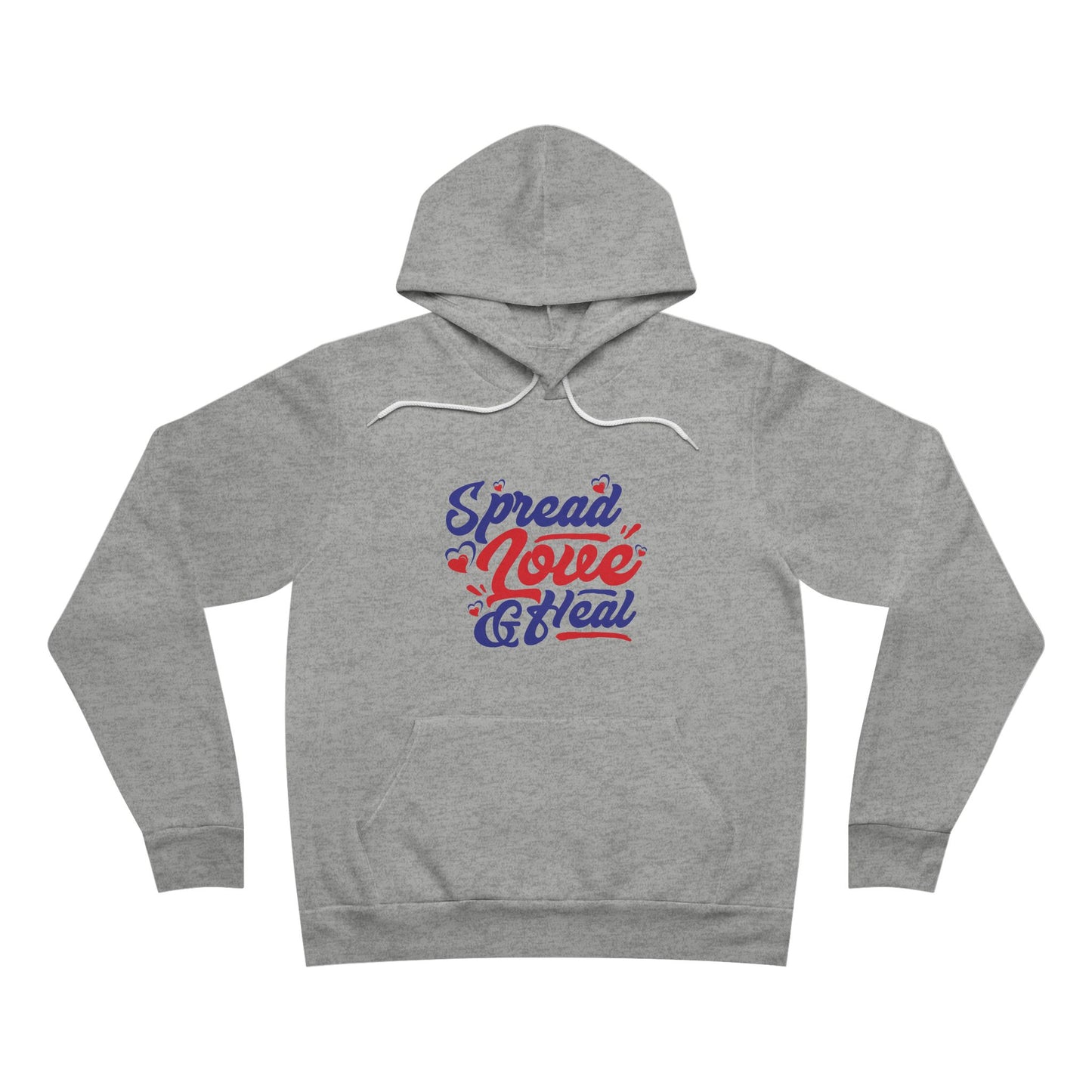 Spread Love Unisex Hoodie - Cozy Fleece Pullover for All Occasions